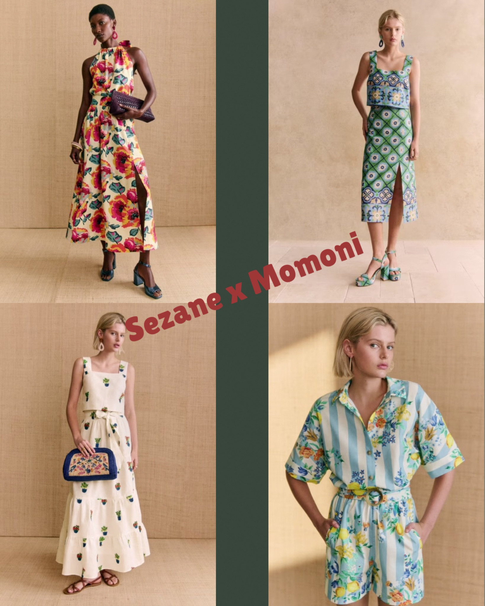 フランス発 ☆ Sezane オープンバック マーメイド ニット ドレス org.jpg