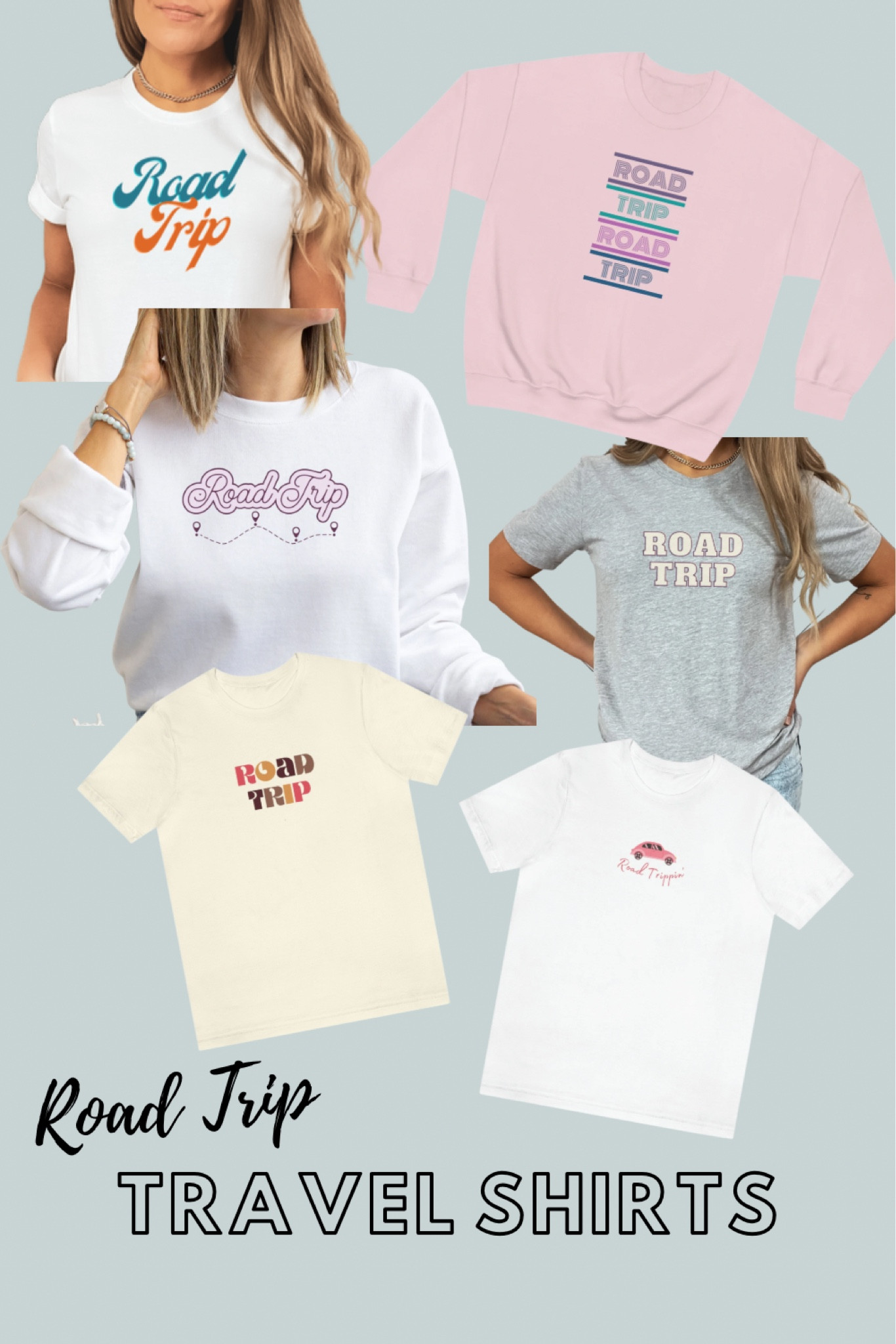 Road trip tee shirts, travel shirts, cute travel day shirts 

#LTKtravel