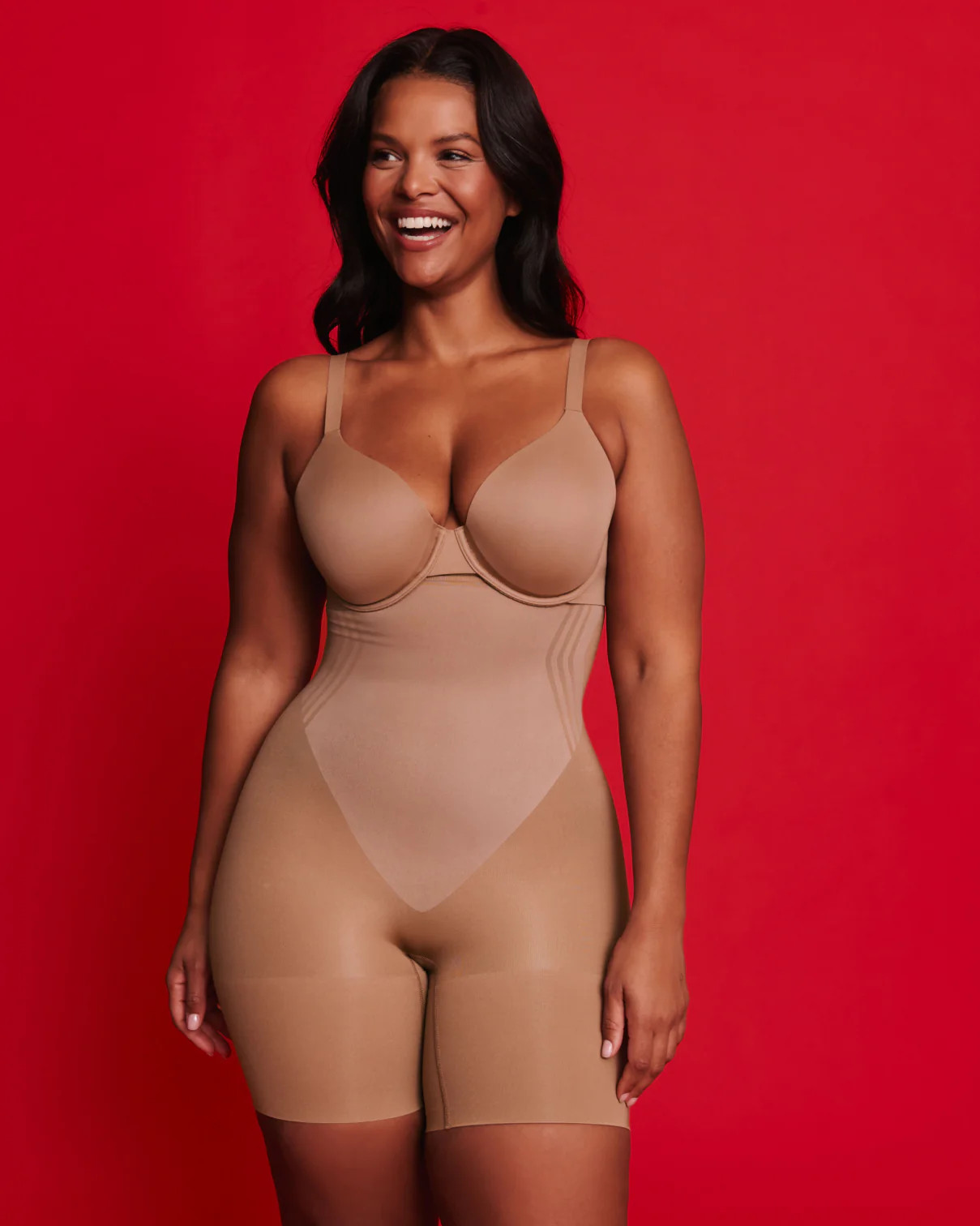 High-Waisted Mid-Thigh Short | Spanx