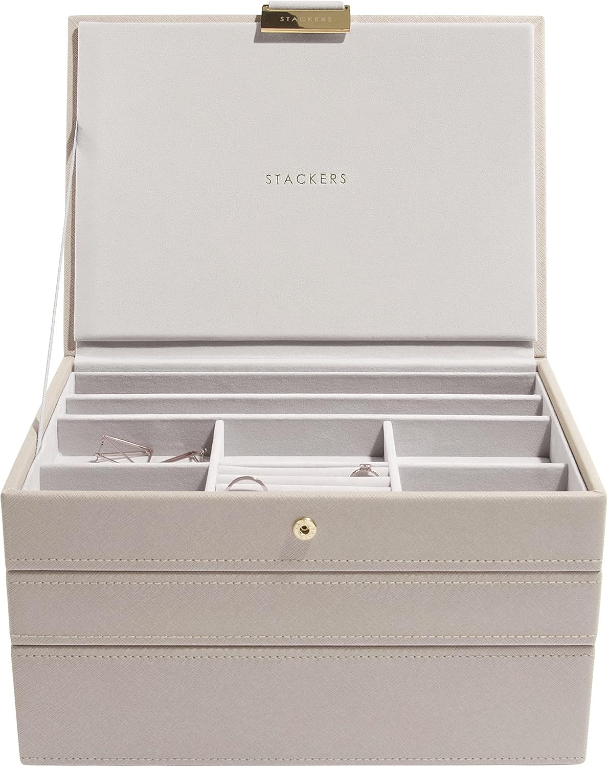 Stackers Taupe Classic Medium Jewellery Box - Set of 3 | Amazon (UK)