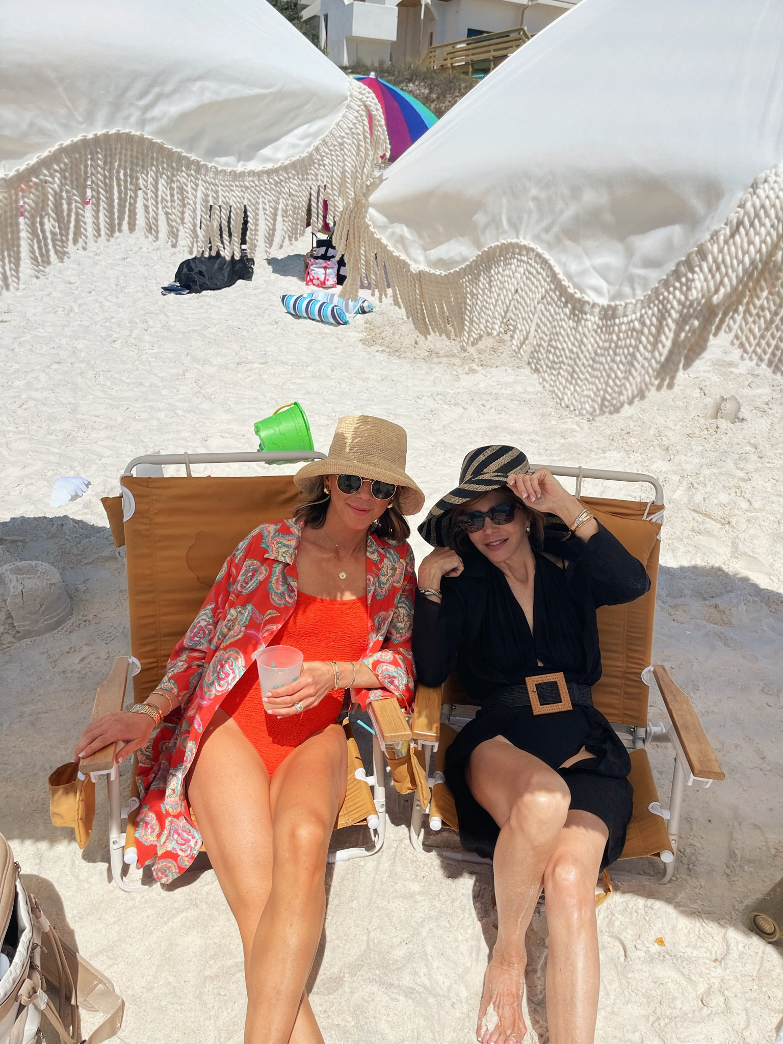 Beach vacation swimsuit outfits