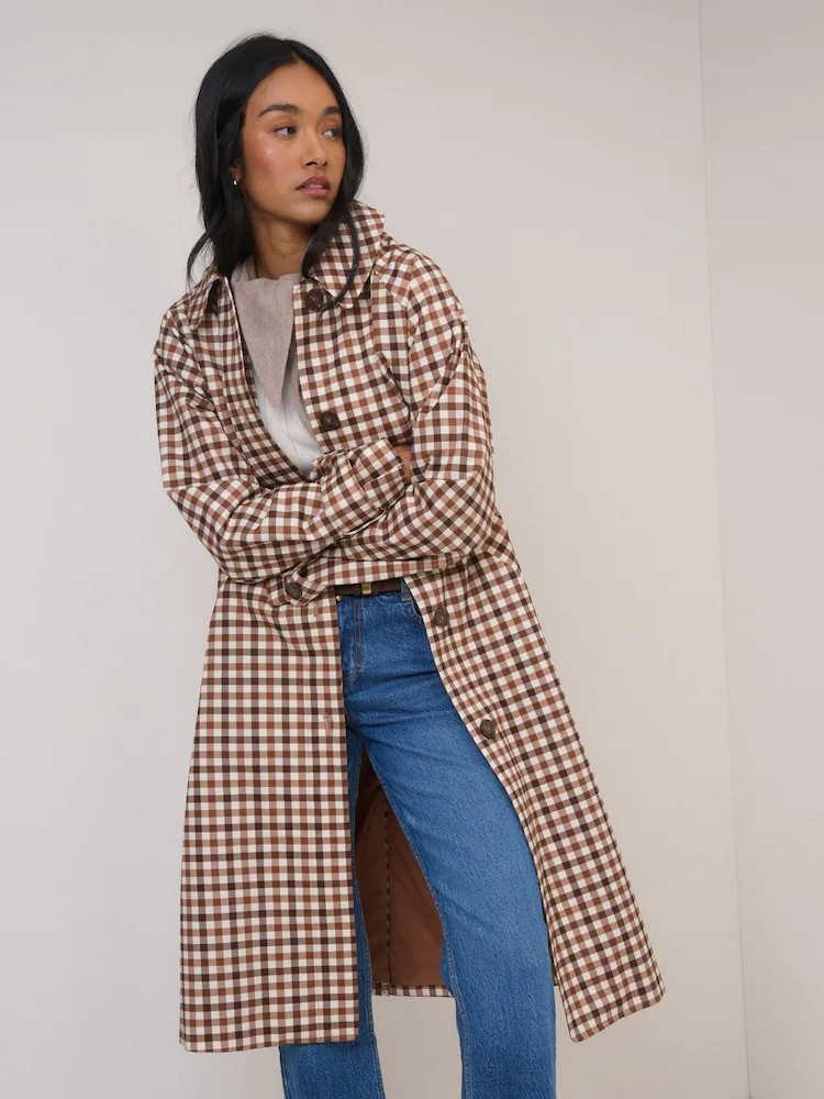 Nobodys Child Brown Gingham Car Coat | Next AU
