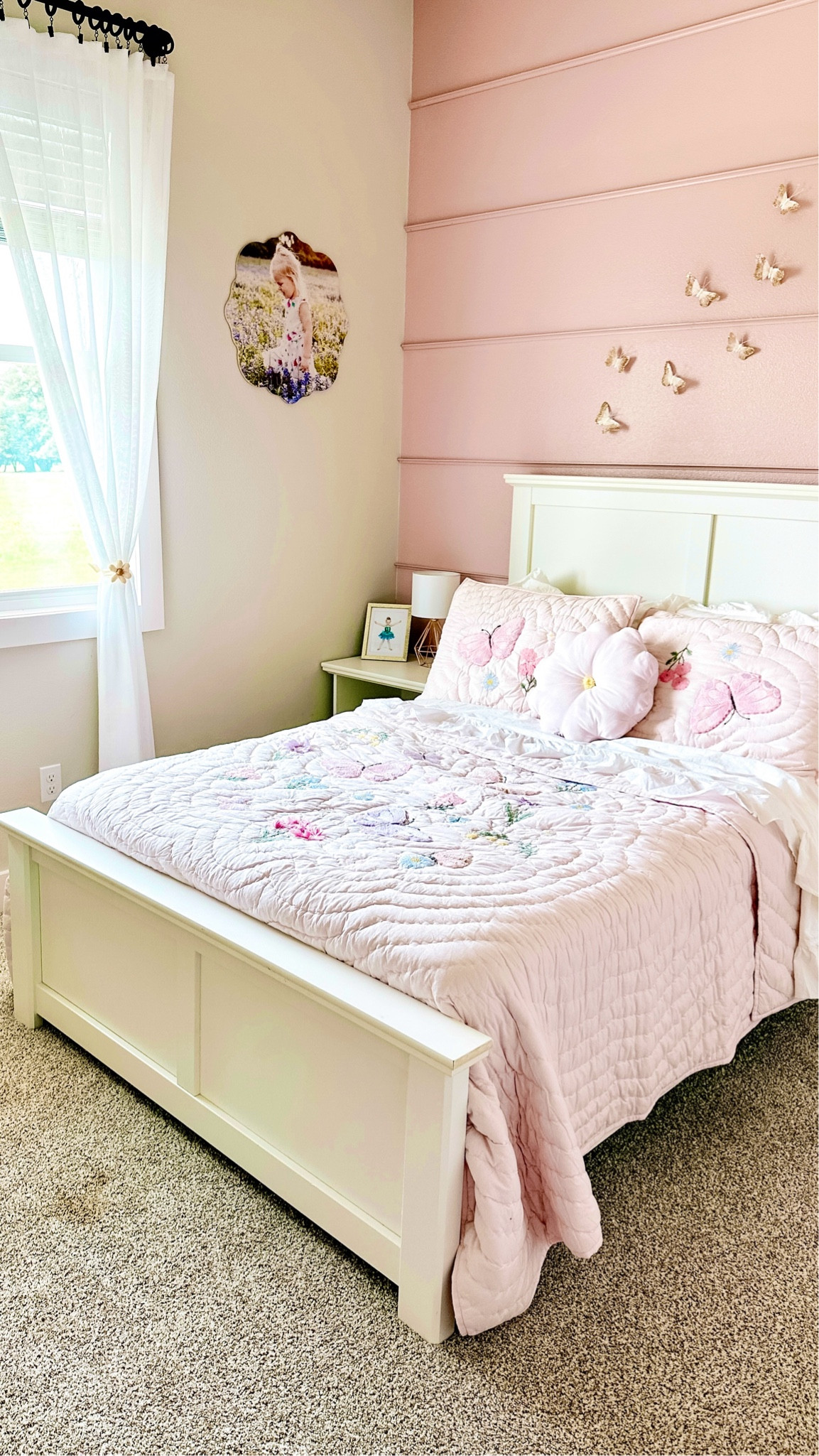 Top seller this month is this Butterfly bedding set! Great for your toddler- big girl transition. My 4 year old little girl loves  this set, the colors are so pretty as a natural light pink comforter. Materials of the fabric is so soft. Definitely worth the price and would buy again! 

#LTKFamily #LTKHome #LTKKids