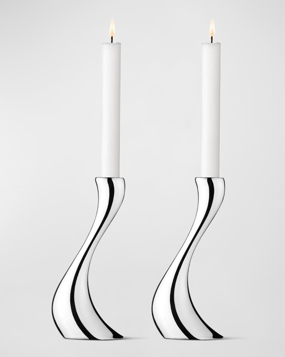 Cobra Medium Candle Holders, Set of 2 | Neiman Marcus