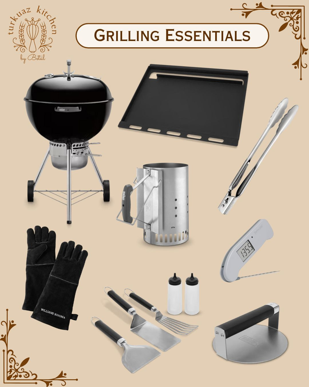 Here are our family's favorite grilling gear and essentials for all your summer barbecue needs! Some tools are for charcoal, some are for gas. 

 #LTKSeasonal #LTKHome #LTKMens