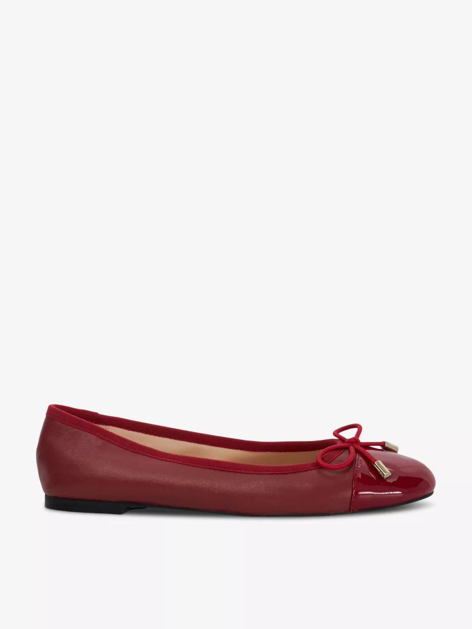 Highest toe-cap leather ballet pumps | Selfridges
