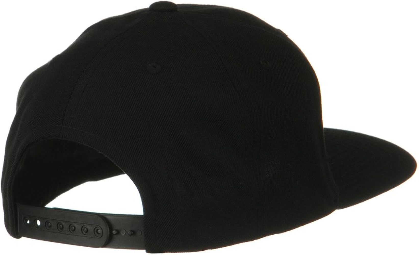 Flexfit Wool Blend Prostyle Snapback Cap - Black | Amazon (US)