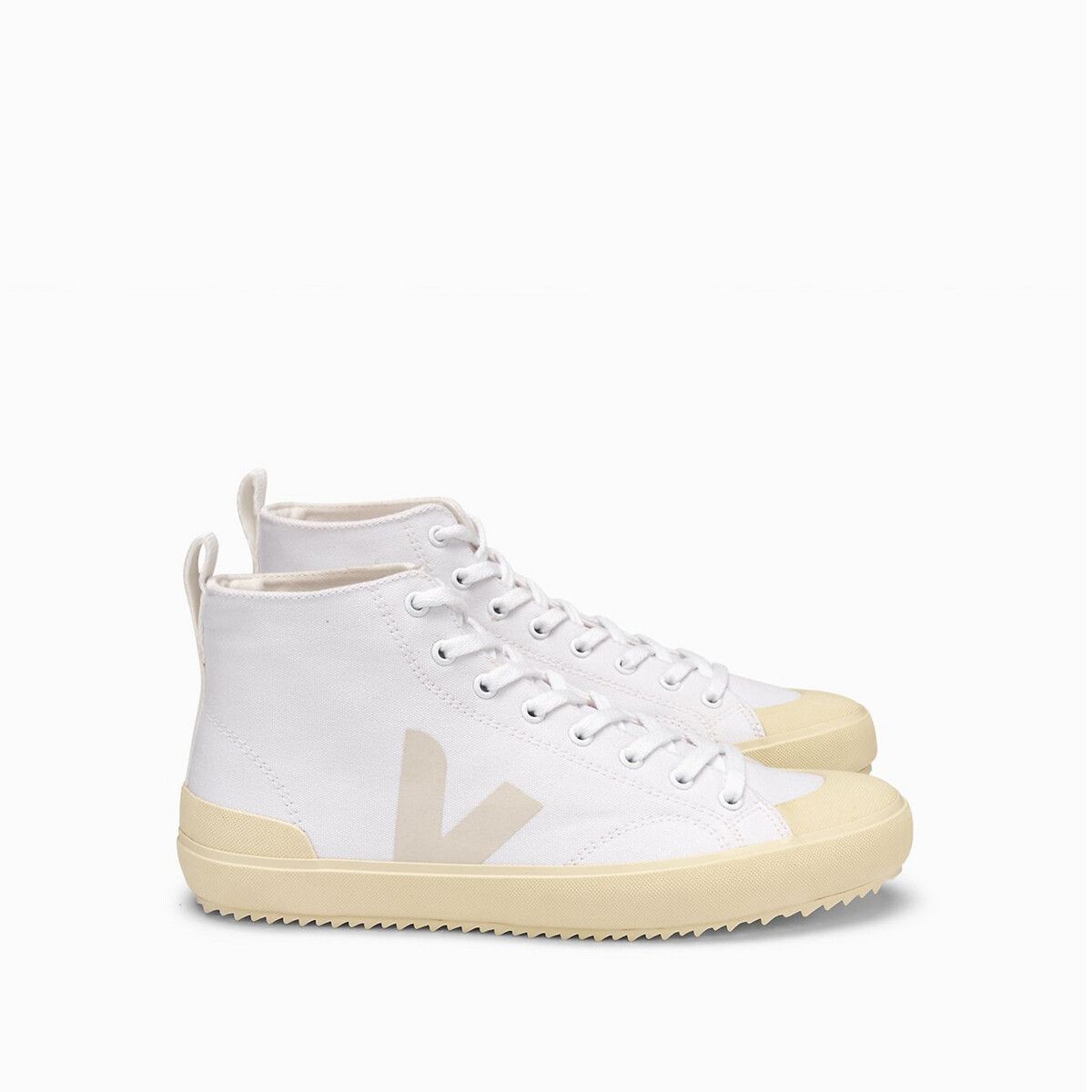 Nova Organic Canvas High Top Trainers | La Redoute (UK)