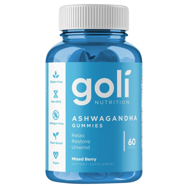 Goli Nutrition Ashwagandha, Gummies - 60 ct | Instacart