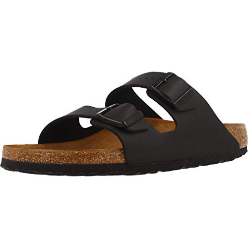 Birkenstock Unisex Arizona Sandal,Black Oiled Leather,37 M EU | Amazon (US)