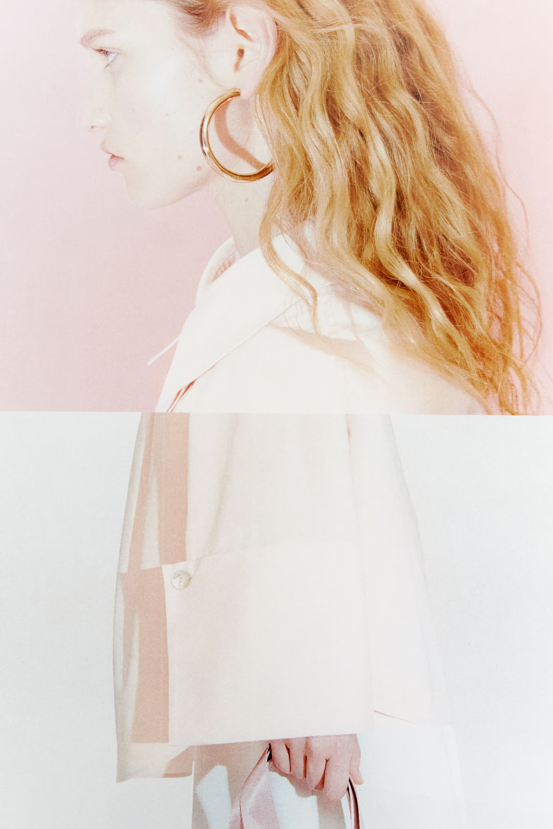 Oversized Bluse mit breiten Manschetten | H&M (DE, AT, CH, NL, FI)