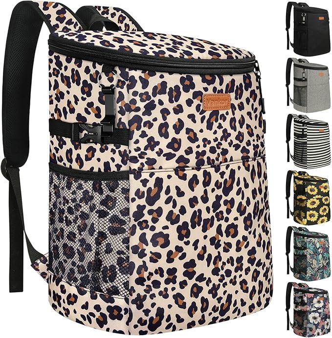 Camping Cooler Backpack 30 45 Cans, Soft Backpack Coolers Insulated Leak Proof Travel Cooler Bag ... | Amazon (US)