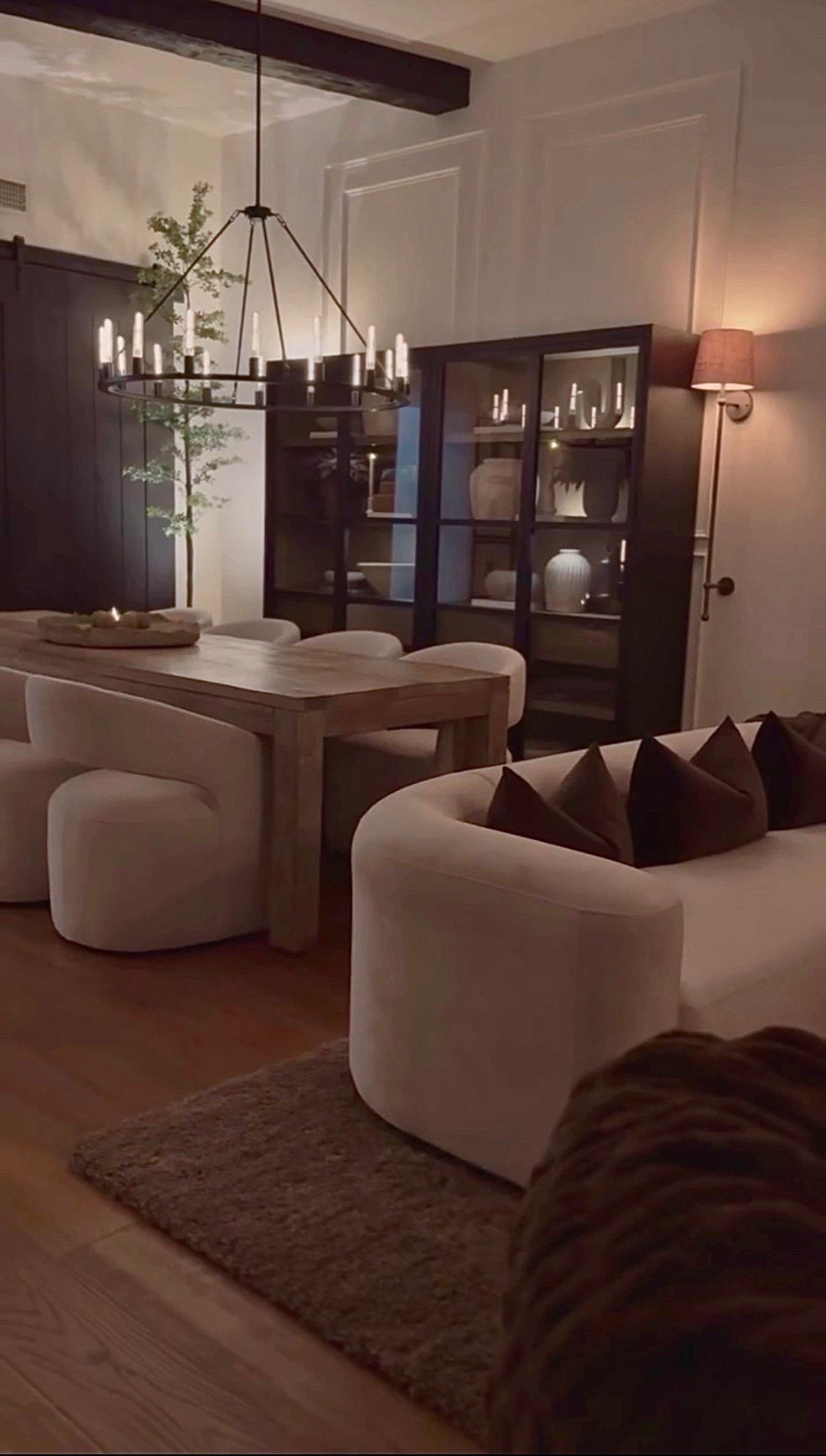 Moody and modern home decor vibes 🌙 It’s time to wind down and enjoy the night; especially when your dining room decor looks like this! These wall sconces are my favorite touch and perfectly highlight my Wayfair dining cabinet.

If you’re ever wondering how to style your shelves, mix different sizes, shapes, and textures for a balanced look. Add a little faux greenery, and you’ve got the perfect moody modern dining space that feels cozy and elevated. ✨


#homedecor #moderndecor #moodydecor #diningroominspo #wayfairfinds #wallsconces #shelfstyling #modernhome #neutraldecor #cozyhome #interiorstyle


#LTKHome