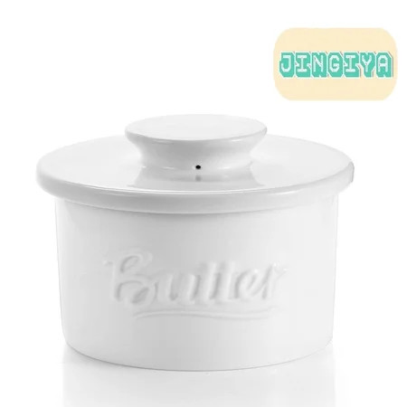 French Butter Dish with Lid - Butter Relief White | Walmart (US)