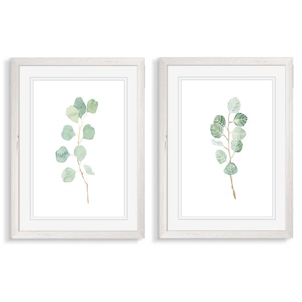 Soft Eucalyptus Branch III Framed 2 Pieces by Vincent Van Gogh Painting | Wayfair North America