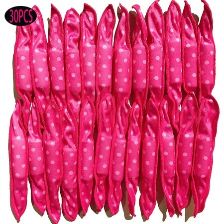 30 Pcs Hair Curler Rollers DIY Night Sleep Foam Hair Styling Tools Flexible Sponge Pillow Hair Rollers(Pink) | Walmart (US)