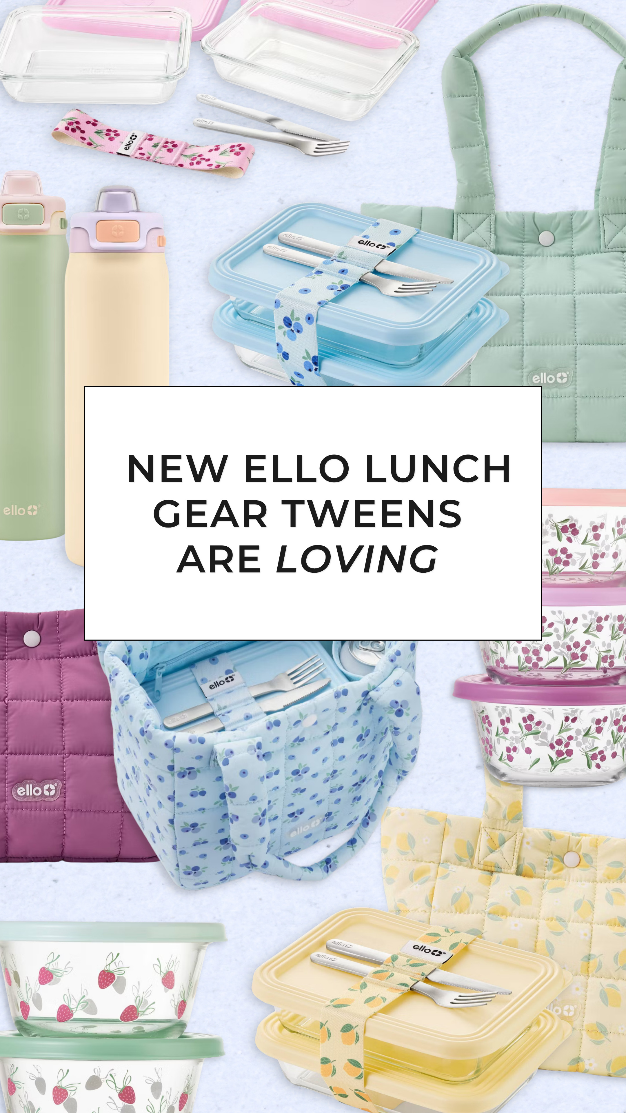 Our tweens are loving the NEW lunch gear from Ello, which turns food storage into a fashion statement! Let’s be honest… we love it, too! 👏 

 #LTKfoodie #LTKU #LTKKids