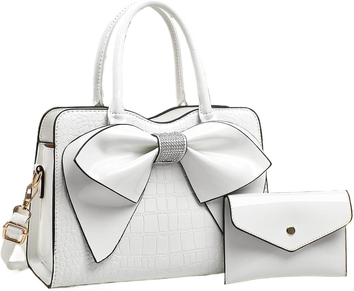 JHVYF Women Tote bag Satchel Purses and Handbags for Women Shoulder Bags Bow Purse | Amazon (US)