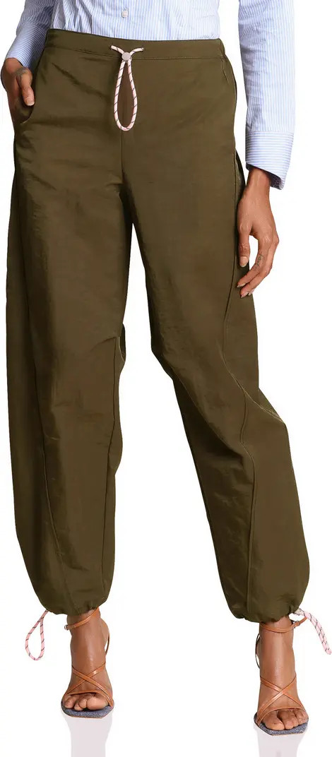Drawcord Barrel Leg Pants | Nordstrom