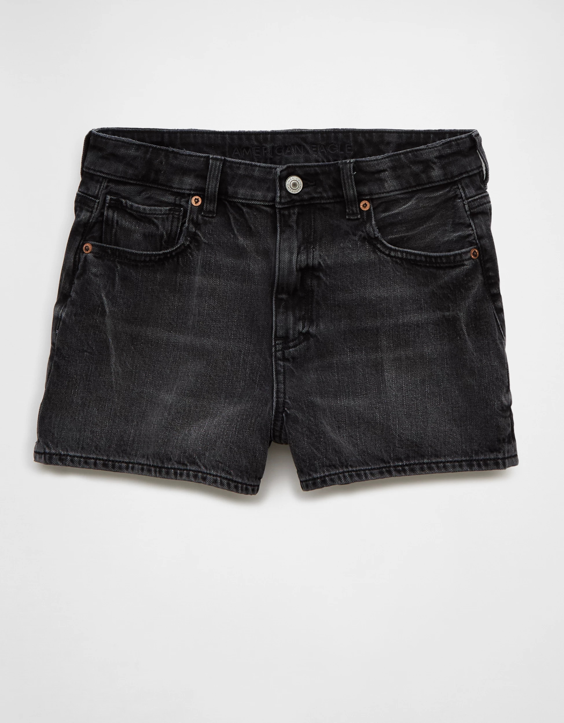AE Strigid Denim Mom Short | American Eagle Outfitters (US & CA)