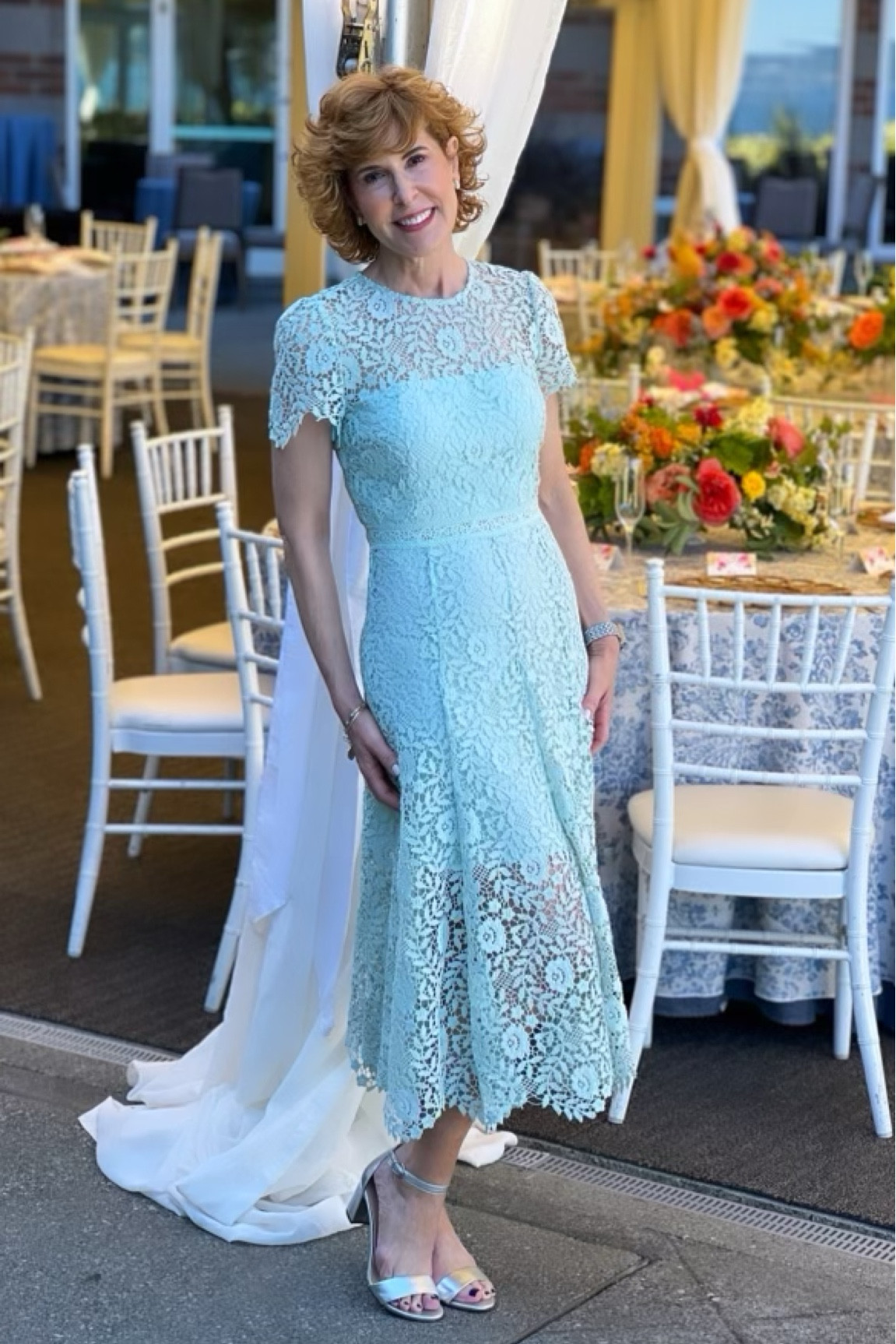 princess polly baby blue dress Brunch With The Girls Satin Maxi Dress - Light Blue main image 1