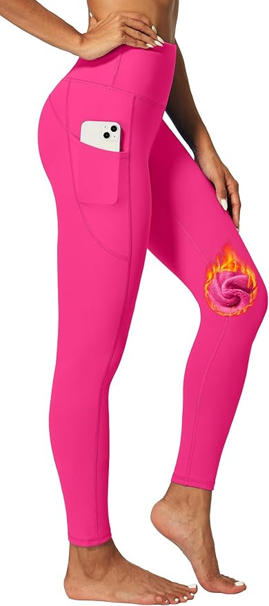 IUGA Fleece Lined Leggings Women Thermal Leggings for Women Winter Warm Tights High Waisted Hikin... | Amazon (US)