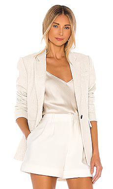 1. STATE Linen Button Front Blazer in Natural from Revolve.com | Revolve Clothing (Global)