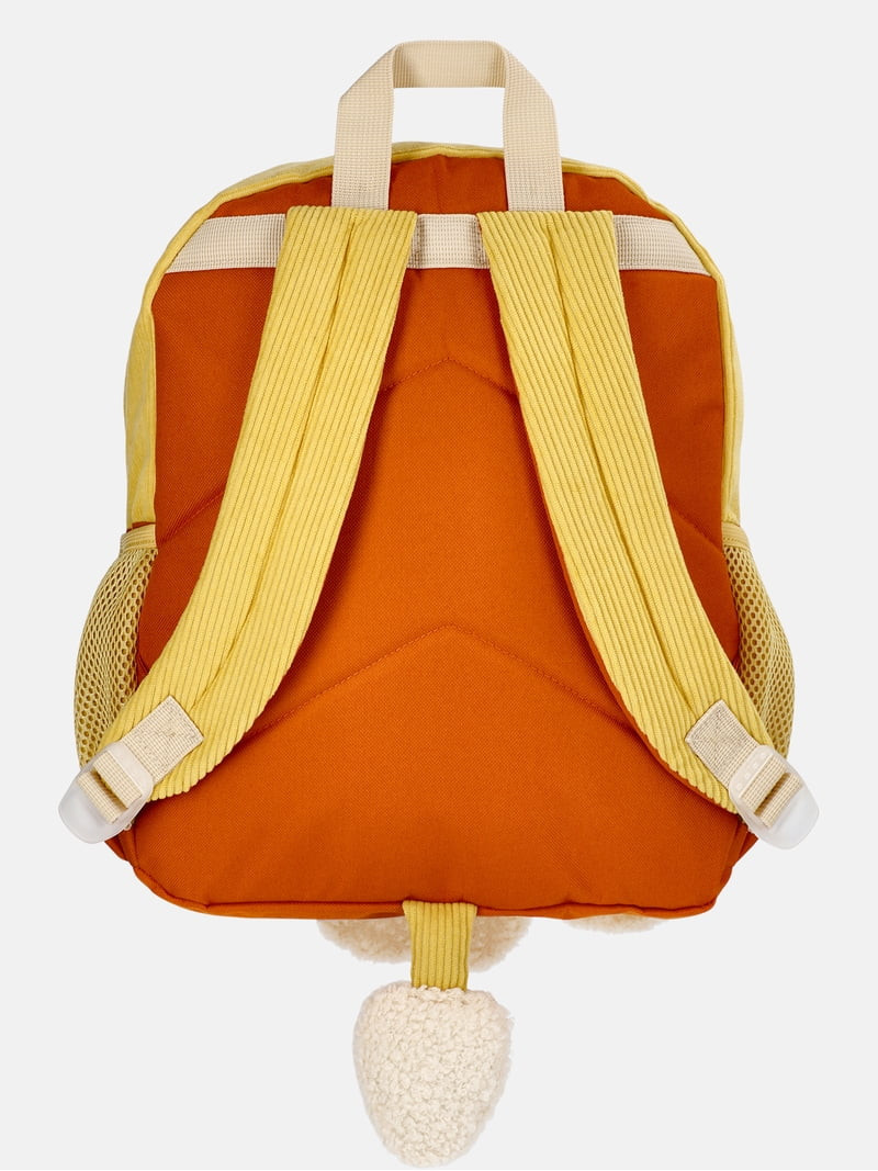Wonder Nation Toddlers' 13.5" Lion Mane Corduroy Backpack, Beeswax | Walmart (US)