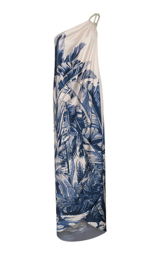 Sin Disimulo Draped One-Shoulder Maxi Dress | Moda Operandi (Global)