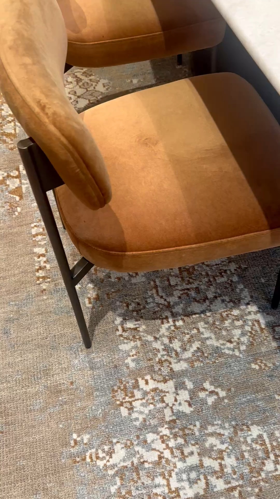 A beautiful way to ease the dining room from summer into fall is through richer color and texture. This Arhaus Billie Dining Chair brings in that warm, earthy brown tone while still feeling sleek and refined. I love the contrast between the softly upholstered curved seat and back and the slender antique-bronze iron frame — it gives the chair a lighter, more tailored silhouette instead of feeling heavy. Inside, dense foam and flexible webbing provide comfortable, evenly distributed support, making it just as functional around the dining table as it is beautiful. 

And this is a great weekend to shop: Arhaus is currently advertising up to 50% off everything. 

#DiningRoom #DiningRoomDesign #DiningChair #UpholsteredDiningChair #BrownDiningChair #VelvetDiningChair #FallDiningRoom #FallDecor #TransitionalStyle #

#LTKdayinmylife #LTKHome #LTKSaleAlert