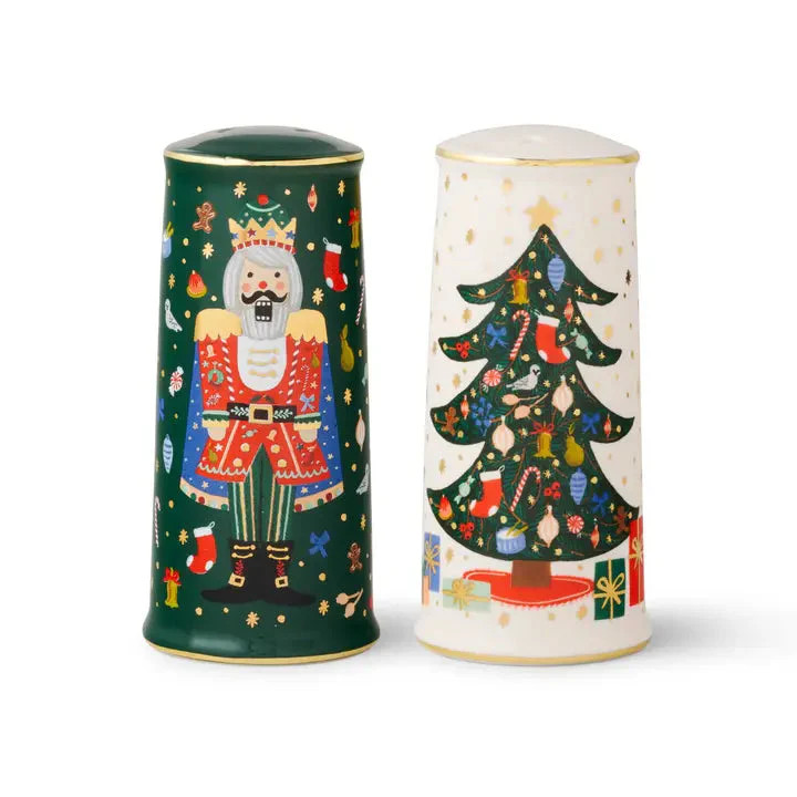 Porcelain Salt & Pepper Shaker Set | Modern Locke