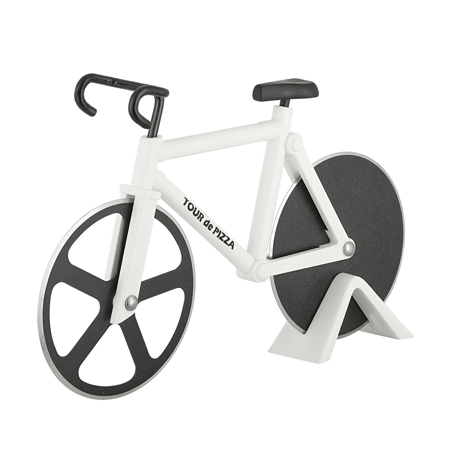 Bicycle Pizza Cutter - TOUR de PIZZA Cutter with Display Stand - White Elephant Gifts, Kitchen Ga... | Amazon (US)