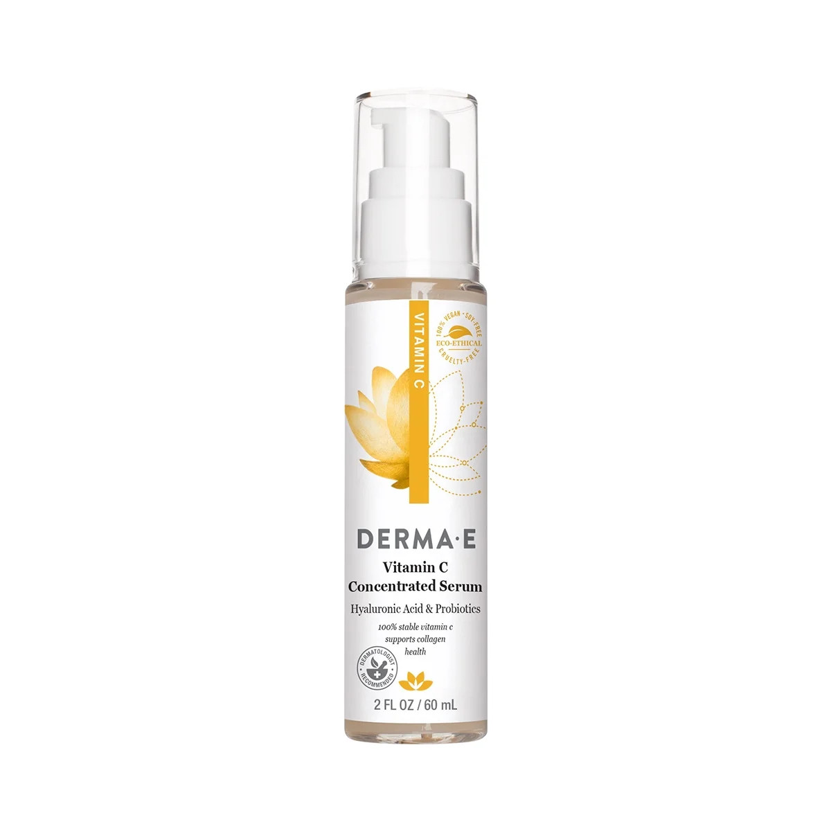 Derma E Vitamin C Concentrated Face Serum with Hyaluronic Acid, 2 Fl Oz | Walmart (US)