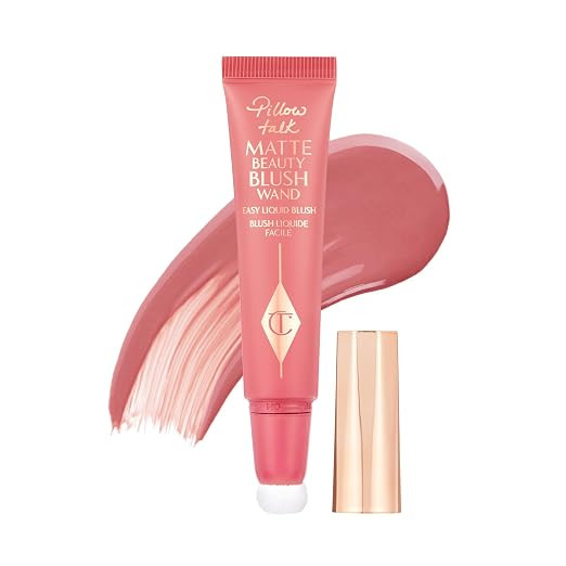 Charlotte Tilbury Pillow Talk Matte Liquid Blush Wand - Matte Blush for Cheeks with Cushion Appli... | Amazon (US)