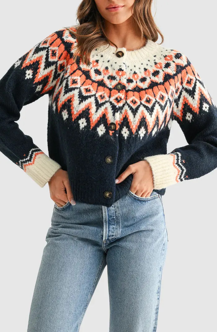 All in Favor Fair Isle Cardigan | Nordstrom | Nordstrom