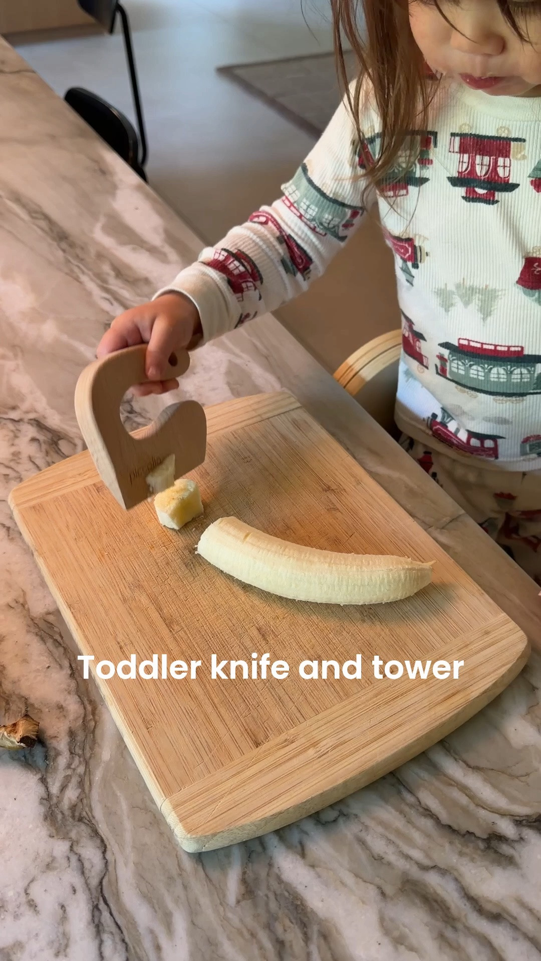 Our toddler cutter and toddler tower!!