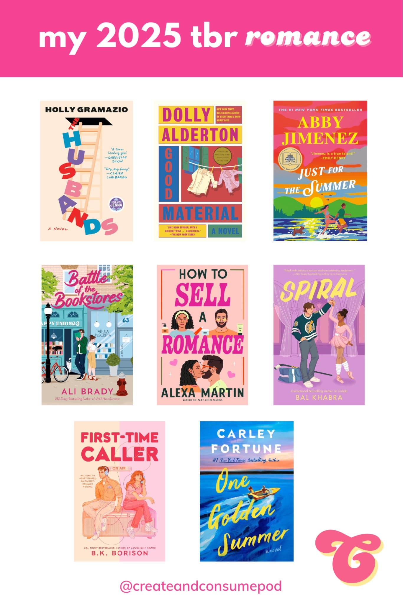 Books I want to read in 2025 in the romance genre! So excited for this lineup

#LTKFindsUnder50