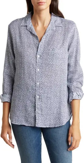 Eileen Relaxed Fit Linen Button-Up Shirt | Nordstrom Rack