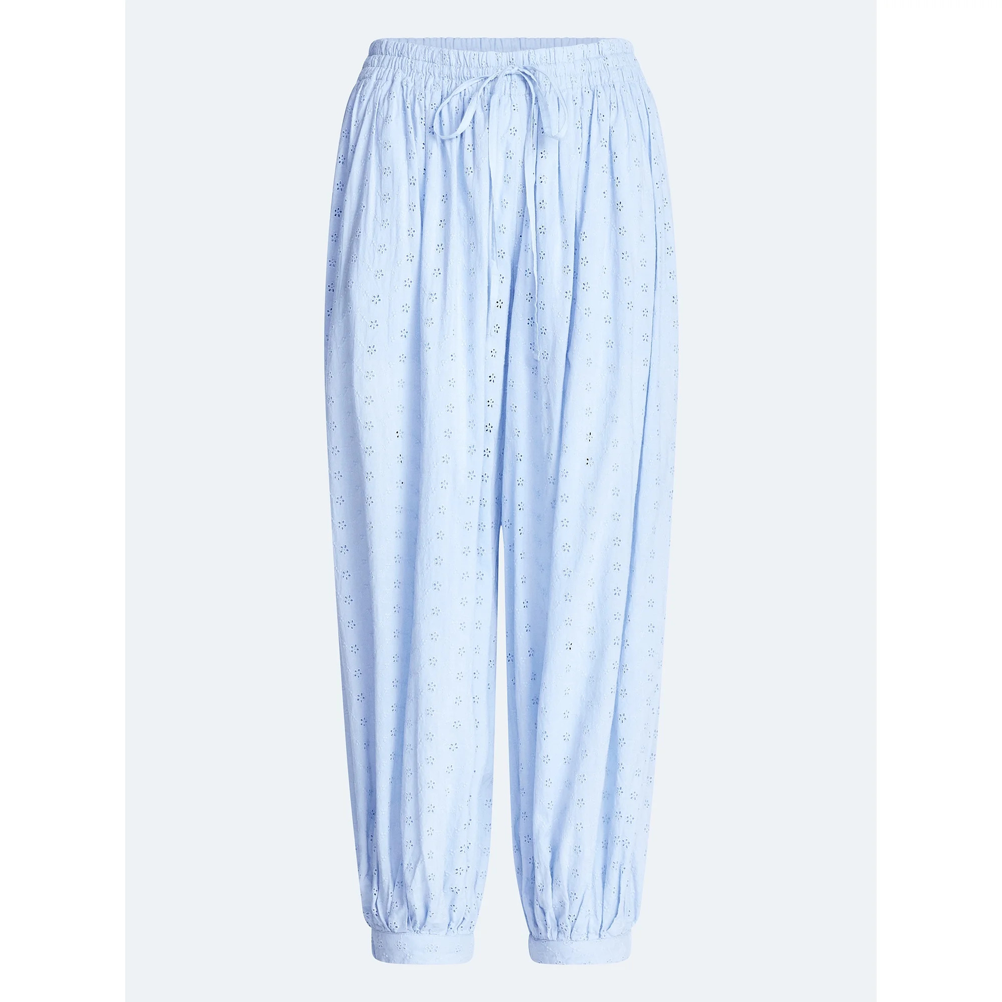 Scoop Women’s and Women's Plus Eyelet Harem Cotton Pants, Sizes XS-4X | Walmart (US)