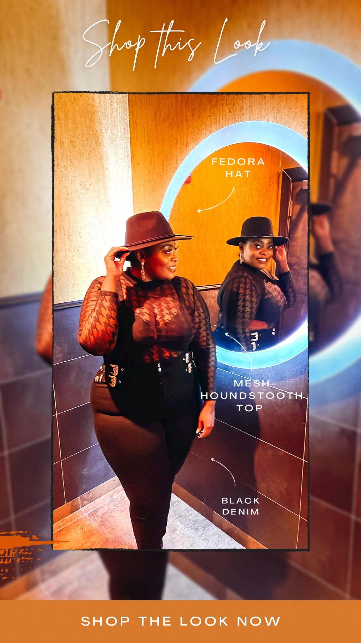 This sleek black look would make you want to stay out all night long! Pair it with a hat and some heels and watch the magic! 

#LTKFind #LTKstyletip #LTKcurves