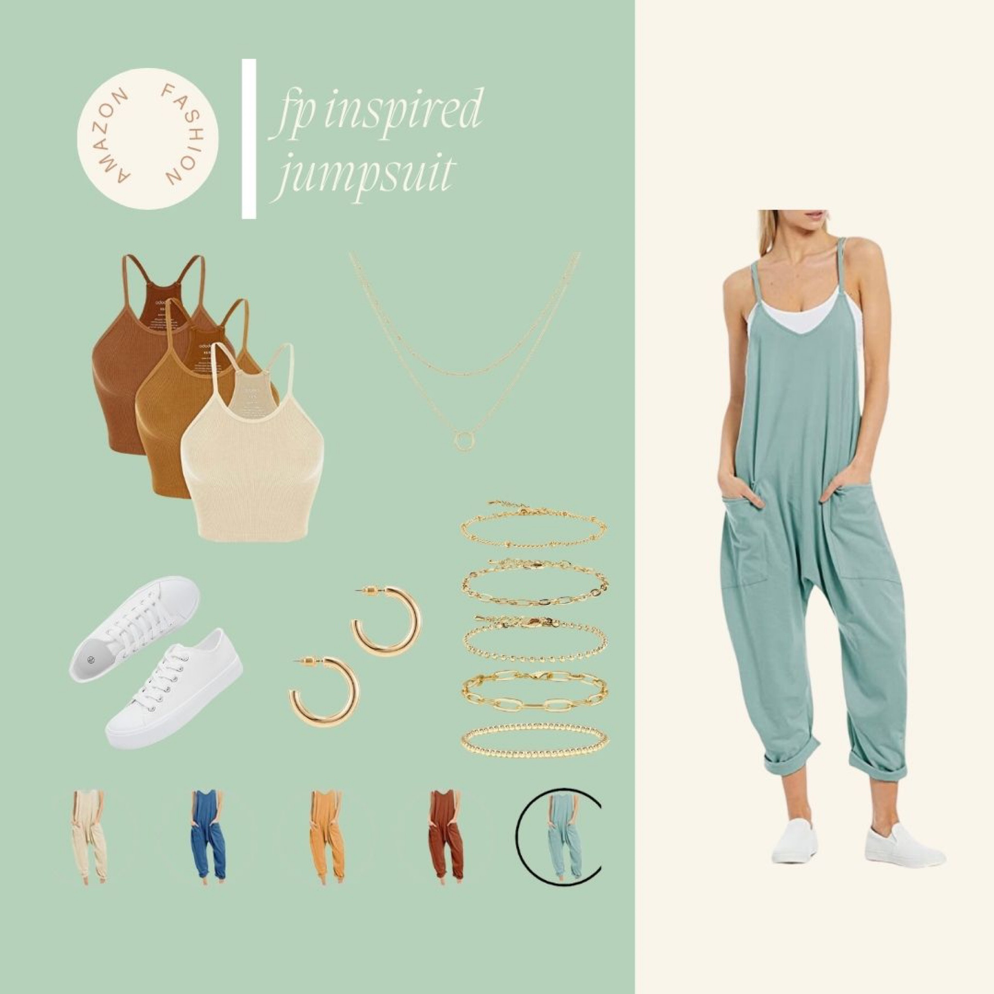 This jumpsuit I totally trending! I love it paired with tennis shoes! #founditonamazon #amazonfashion #freepeople

#LTKunder50 #LTKstyletip #LTKsalealert