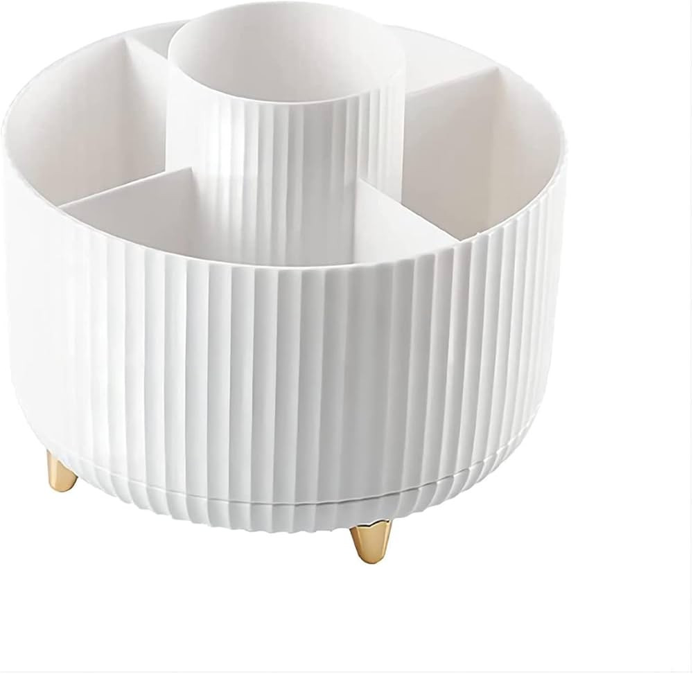 CAVLA Makeup Brush Holder Organizer, 360 Rotating Cosmetic Organizer, 5 Slot Make up Brushes Cup,... | Amazon (CA)