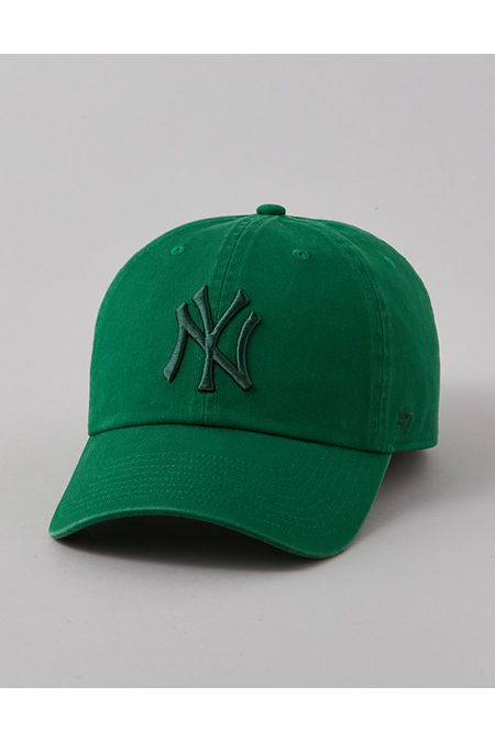 '47 New York Yankees Baseball Hat Women's Bright Green One Size | American Eagle Outfitters (US & CA)