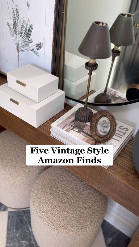 Shop these vintage style home decor pieces all from Amazon and super affordable!  If you’re looking to add a little character to your home but don’t want to spend the antique shop prices, check these out! #amazon #amazonhome #amazonfinds #founditonamazon #homedecor #homeaccents #lighting #throwpillows 

#LTKFind #LTKhome