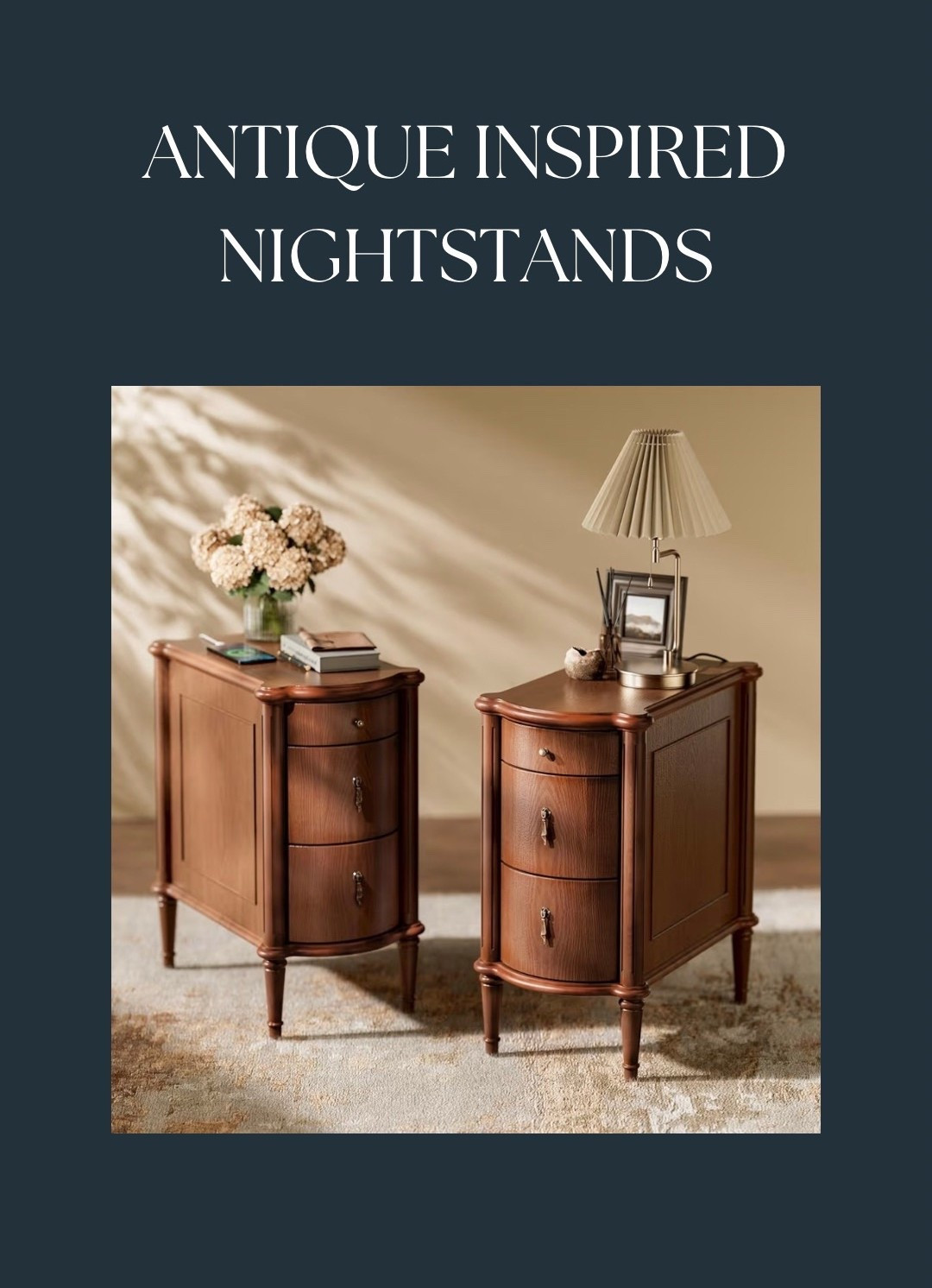 Antique details! Perfect for small spaces. 