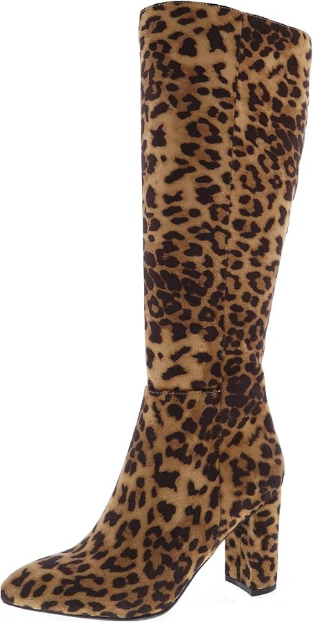 TruFox Womens Classic Tall Knee High Block Heel Fashion Boots | Amazon (US)