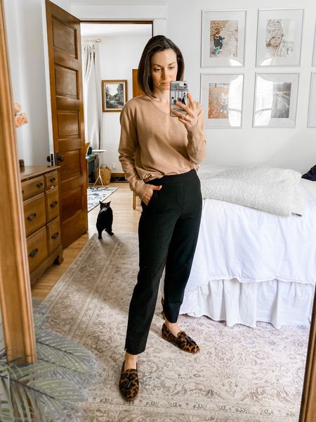 Monday’s SAHM outfit!
Linked similar Amazon sweater. 
Wearing size 00 petite pants, order 1 size down from your usual size (these are a little big on me). 
Linked this year’s version of Talbots loafers. 
Petite outfit. Mom outfit. Classic outfit. Neutral outfit  

#LTKunder50 #LTKSeasonal #LTKstyletip