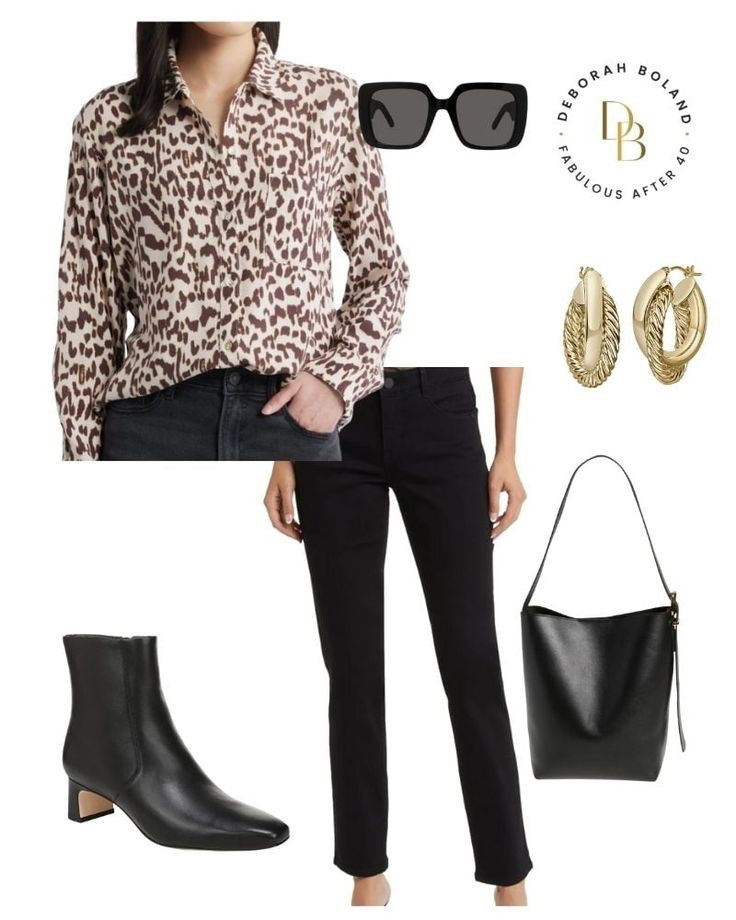 Leopard might be classic, but jaguar is the fall vibe 🐆✨ Pairing this bold button-down with straight-leg jeans and booties for that effortlessly chic weekend look. #FallFashion #AnimalPrintStyle #EffortlessChic 

#LTKOver40 #LTKStyleTip #LTKSeasonal