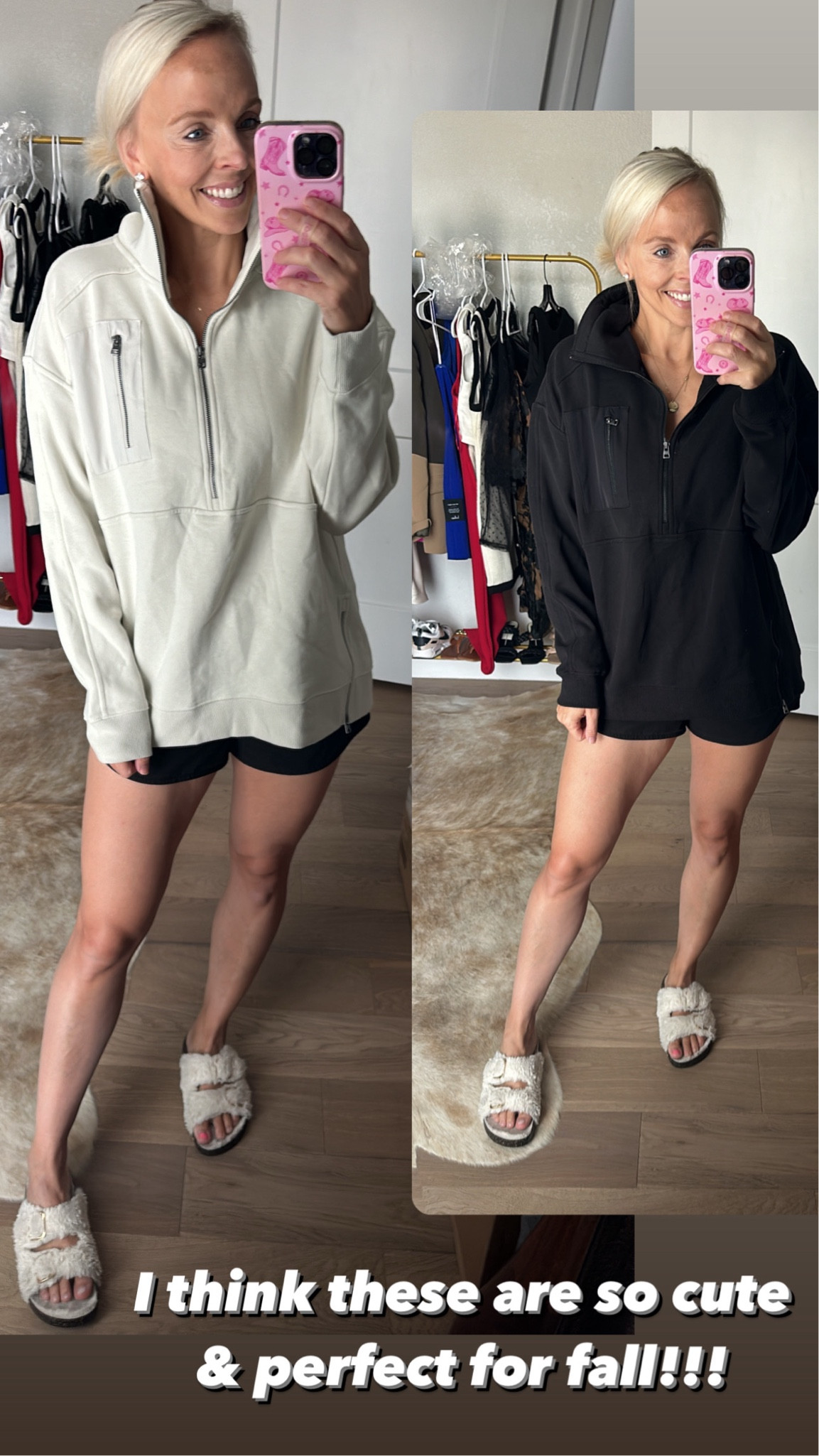 I have worn this pullover NON STOP this week!!! Sized up to a large but probably could have done medium. I love this so much for fall! 

#LTKFitness #LTKFindsUnder50 #LTKStyleTip