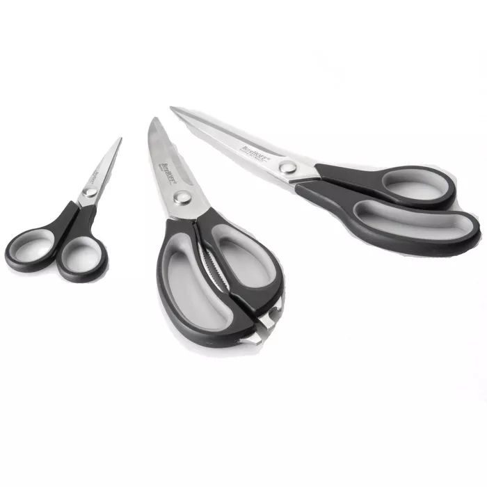 BergHOFF CooknCo Scissor Set 3 Pc Black/Grey | Target